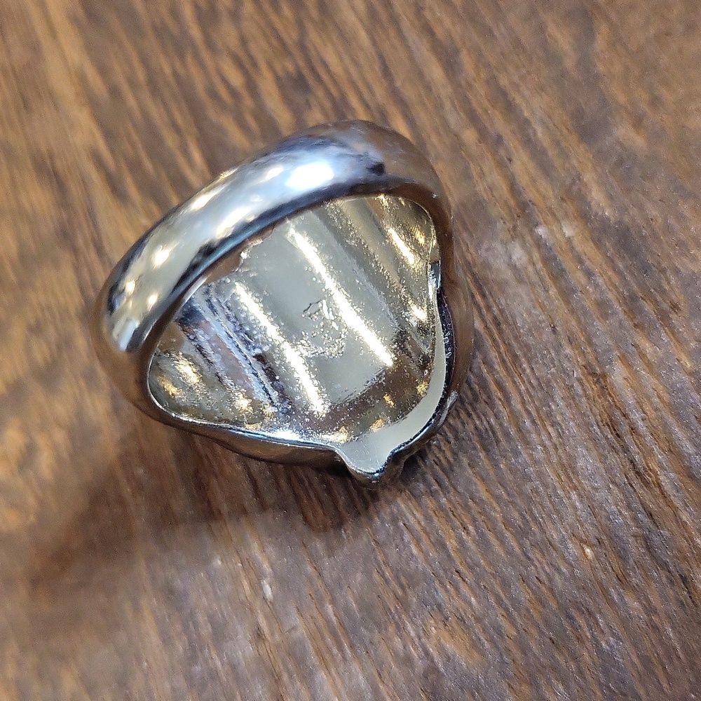 Premier Designs Faceted Gemstones Rhinestone Detail Poppy Ring, 7.5 - Picture 6 of 9
